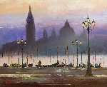 The Lone Gondolier by Goloubetski Gleb